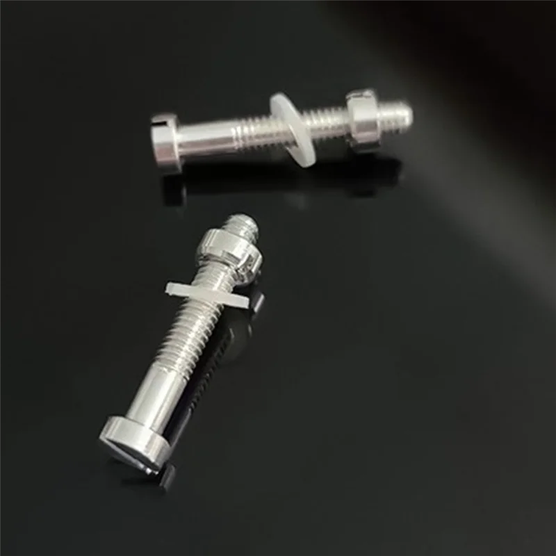 ABFN-M2.5 헤드쉘 카트리지 장착 나사 LP 비닐 레코드 플레이어 용 범용 알루미늄 볼트 나사 너트 Rapair Tool 11.5MM