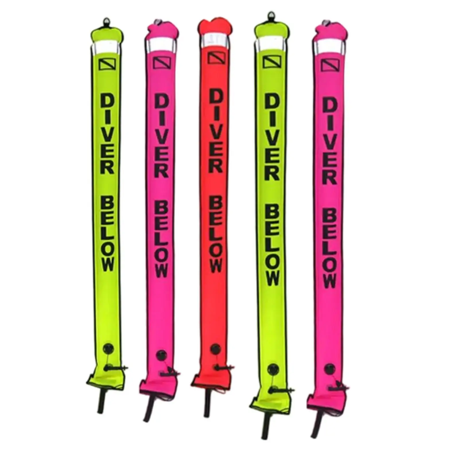 

Diving Surface Marker Buoy Inflatable Marker for Underwater Sports Equipment
