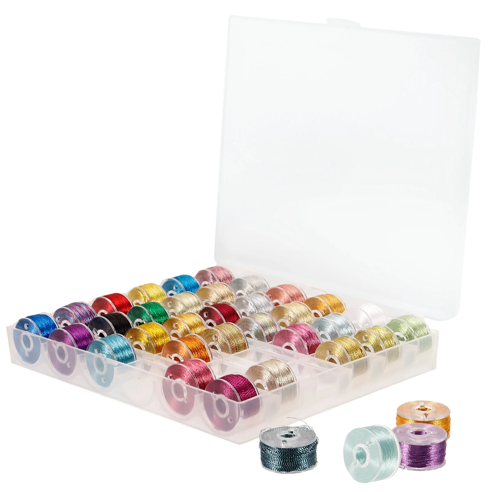 

1Set Professional Embroidery Floss Kit Convenient Sewing Threads Multi-Function Crafting Set for Home Decor and Gifts