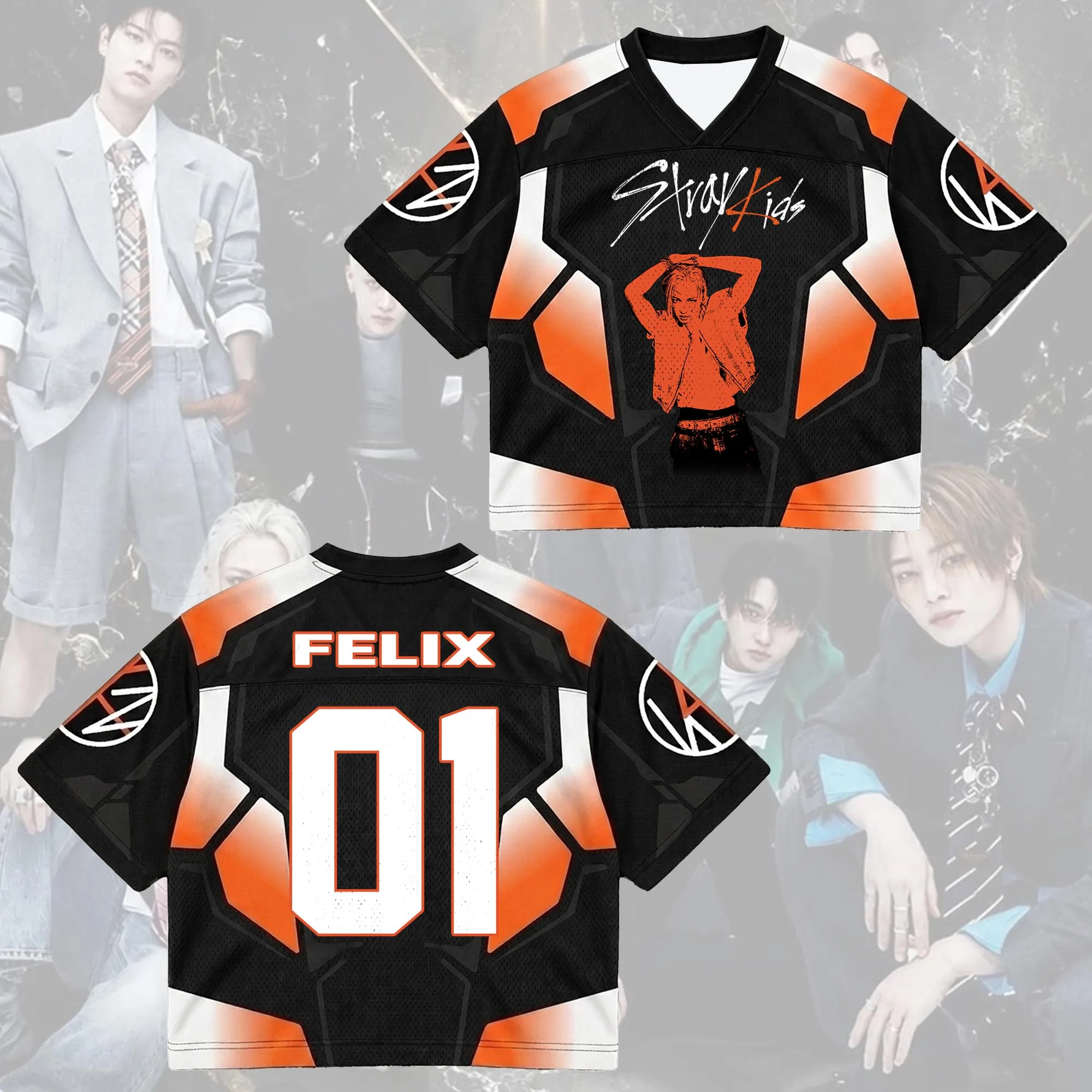 2026 Stray Kids Face This & That Album 3D-gedrucktes Jersey Herren Sommer Outdoor T-Shirt Atmungsaktive Schnelltrocknende Streetwear-Kleidung – Detail 7