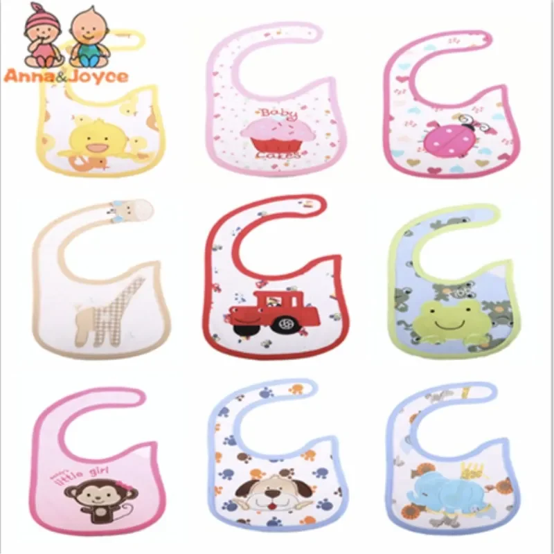 

15pc/Lot Baby Saliva Towel Cotton Thick Dark Buckle Bibs Newborn Supplies Waterproof hTRK0010