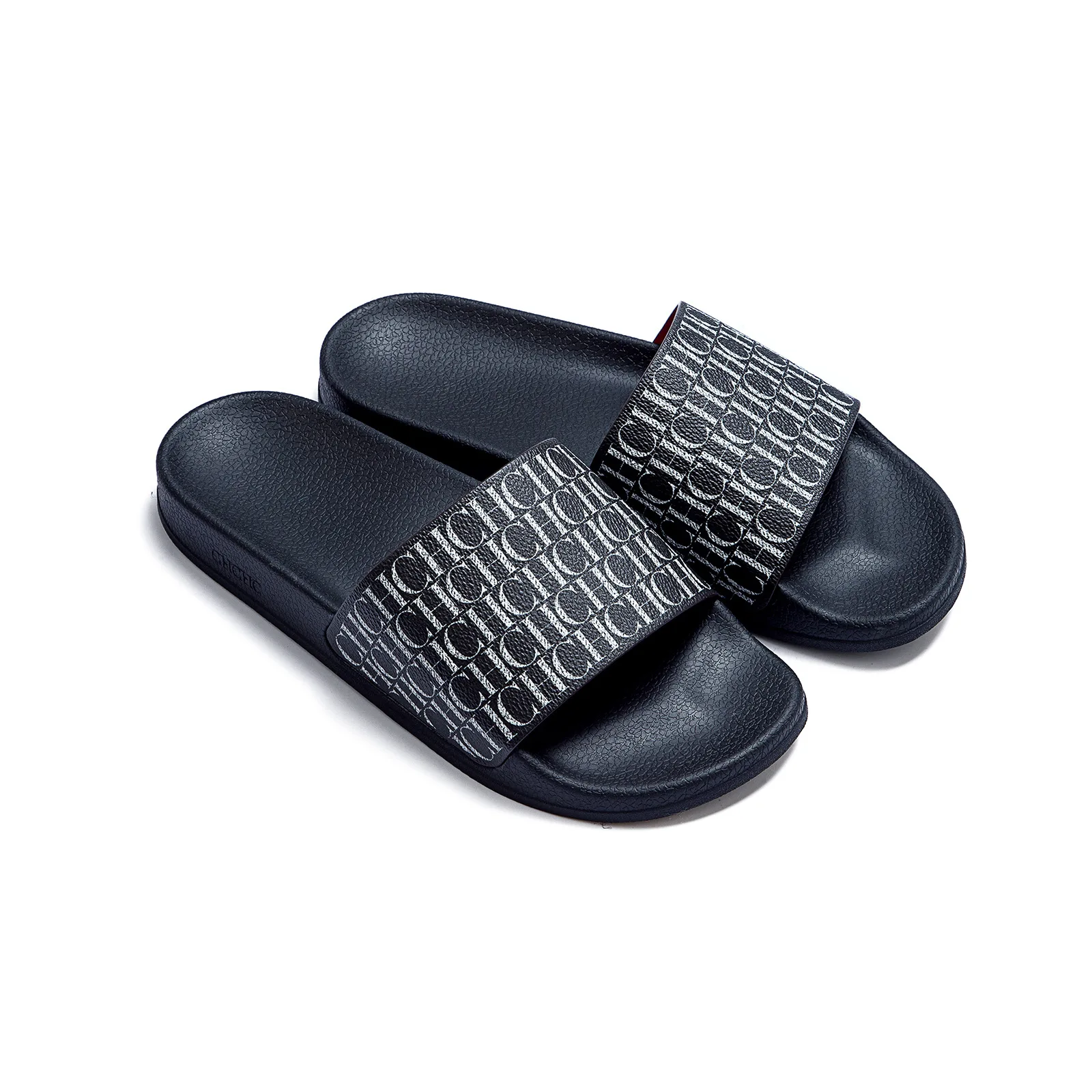 CHHC Female Flip Flops Letter Printing Multi Scene Silicone Beach Slippers Waterproof Summer Outdoor Sandals