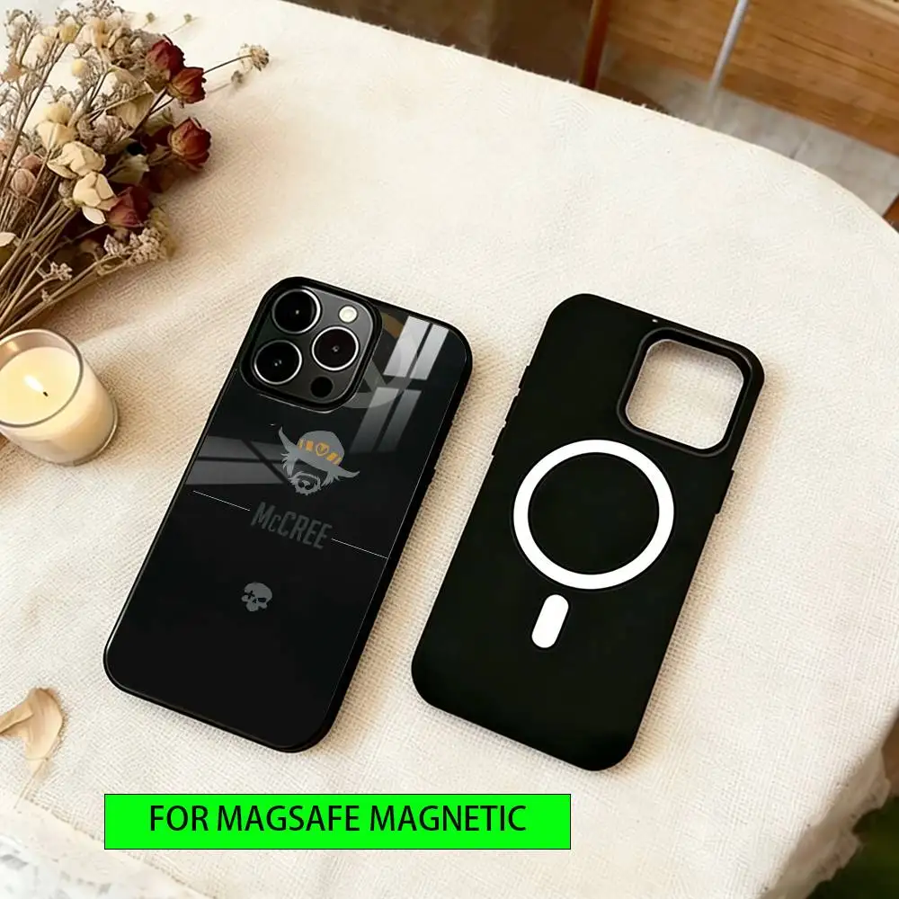 G-Game O-Overwatch  Phone Case For iPhone17,16,15,14,13,12,11 Plus,Pro Magnetic For Magsafe Wireless Charging