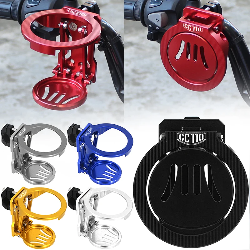 Motorcycle Accessories For Honda Cross Cub CC110 CC 110 CC50 Folding Beverage Pad Drink Cup Bottle Stand Holder
