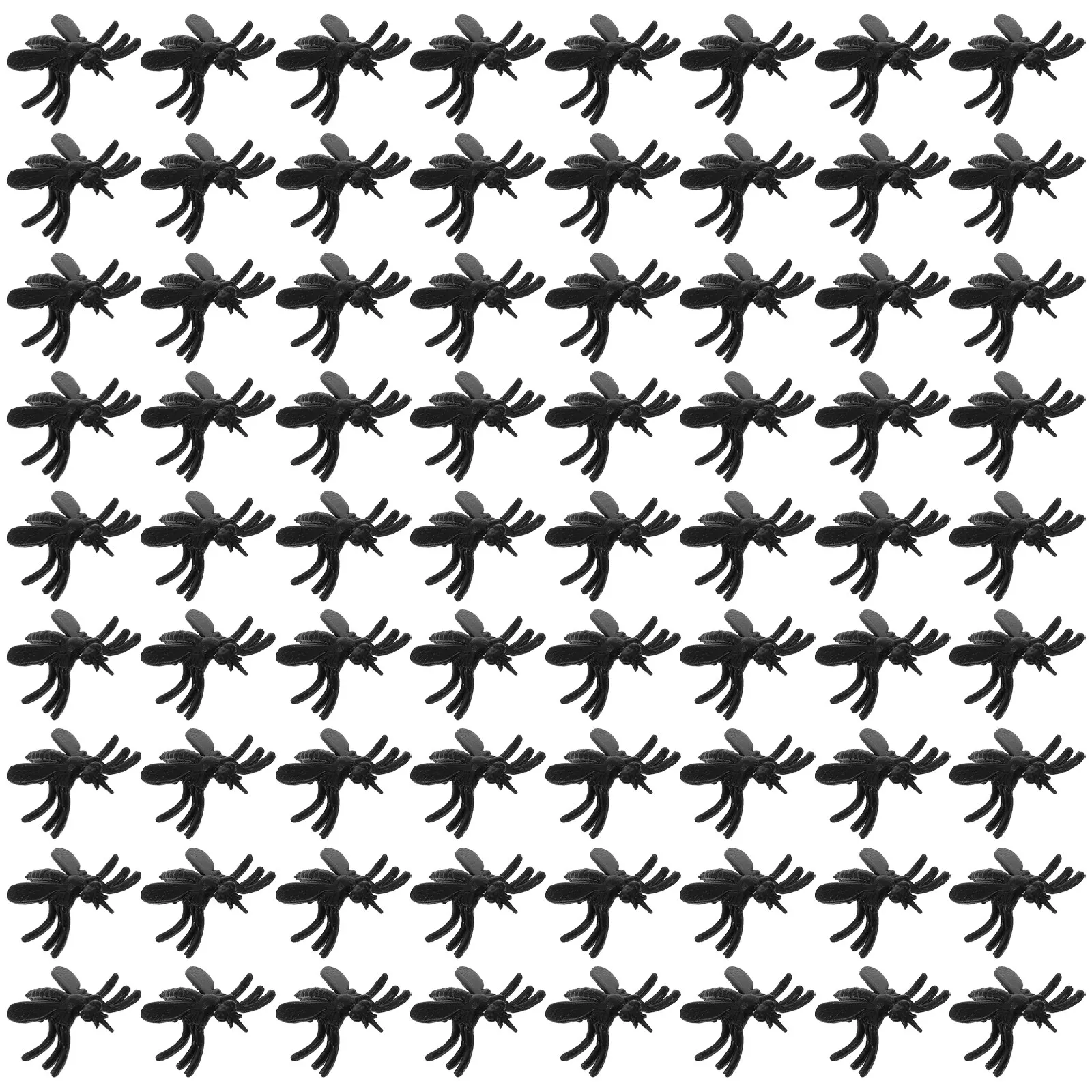

200Pcs Halloween Prank Gadgets Realistic Plastic Mosquito Sculpture for Party Indoor Outdoor Decor Spooky Kids Fun Mini Insect