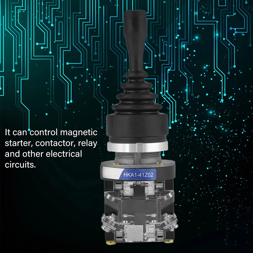 Joystick Switch Controller for Industrial Use Rated Voltage Options 150V 250V or 600V; Optimized for Precision Control Tasks