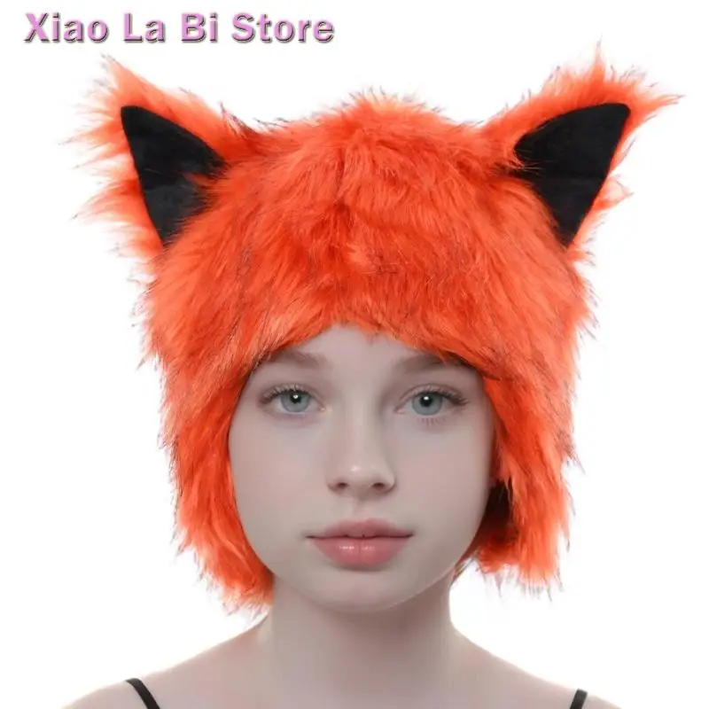 XXFD 인기 귀 모자 코스프레 파티 따뜻한 봉제 귀고리 모자 할로윈 의상 소품