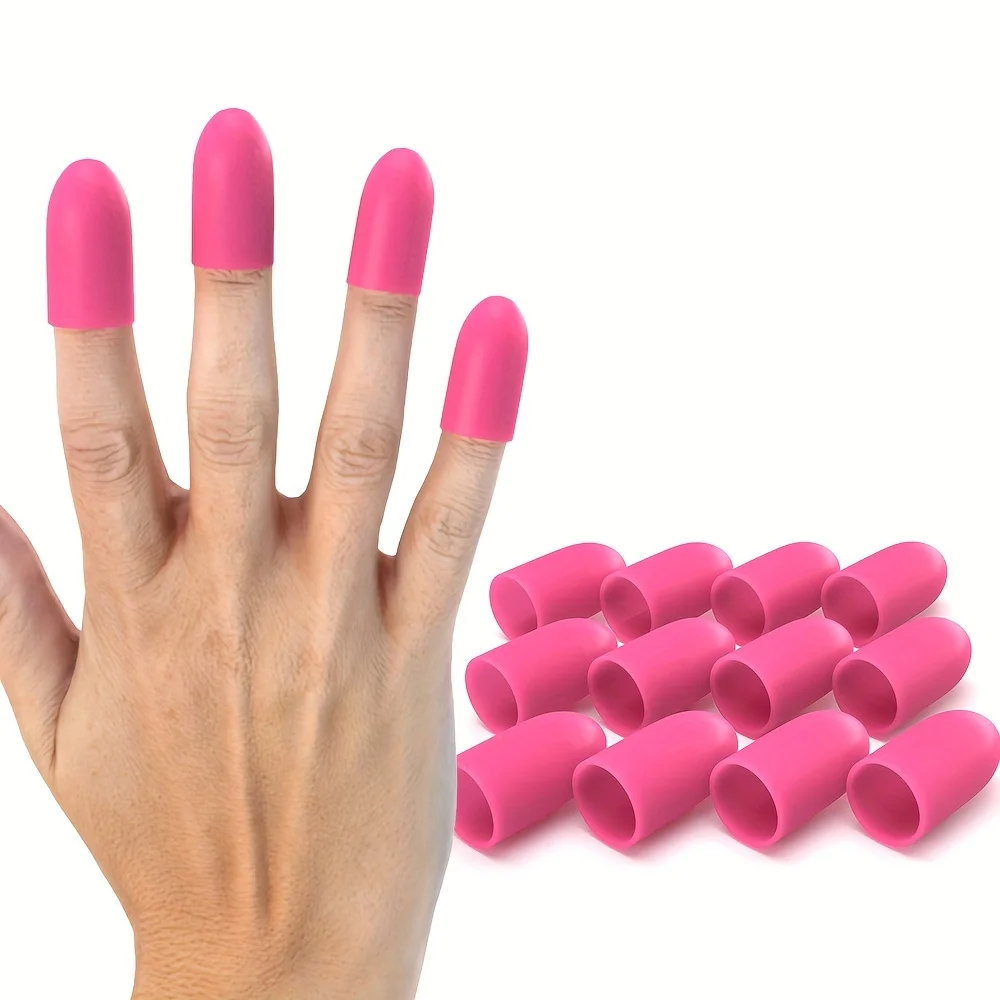 Silicone Finger Guards for Crafting, Guitar Playing, Anti-Slip Finger Protectors image 2
