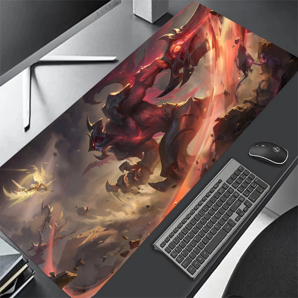 Aatrox League Of Legends Game Mousepad Large Keyboard Desk Mat Gaming Mouse Pad LockEdge Edge Non-slip Mat