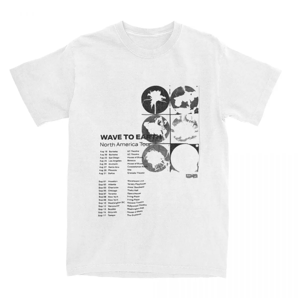 

Band Wave To Earth North America Tour Kpop Shirt Stuff for Men Women Cotton Vintage Tees Short Sleeve Clothing Plus Size