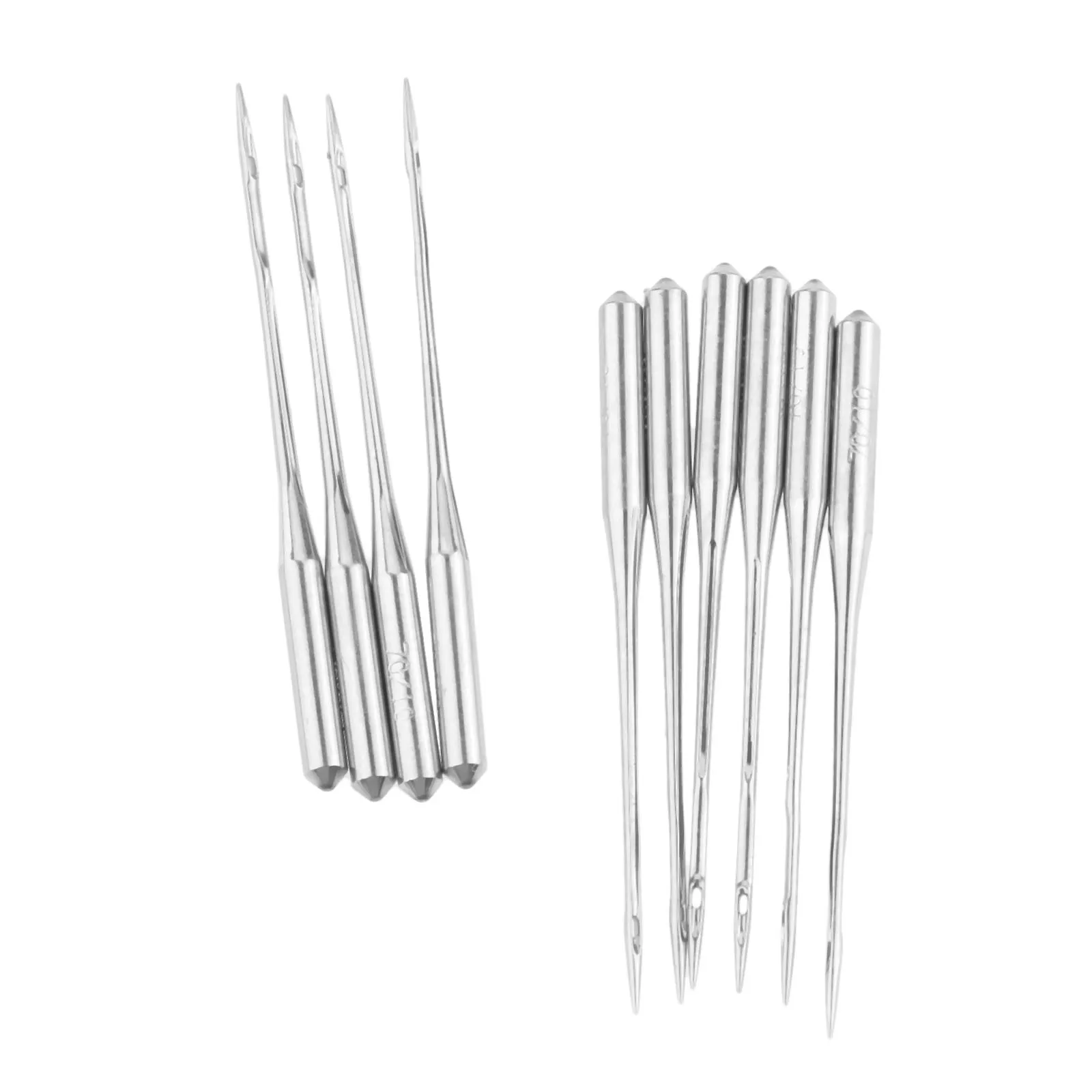 10pcs Industrial Sewing Needles 9/65, 10/70, 11/75, 12/80, 14/90, 16/100, 18/110, 21/130 for Industrial Overlock Sewing Machines