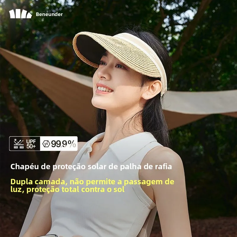 chapeau-de-paille-de-protection-solaire-pour-femme-bananain-noir-anti-chaleur-estivale-protection-uv-respirant-accessoires-de-mode-feminins