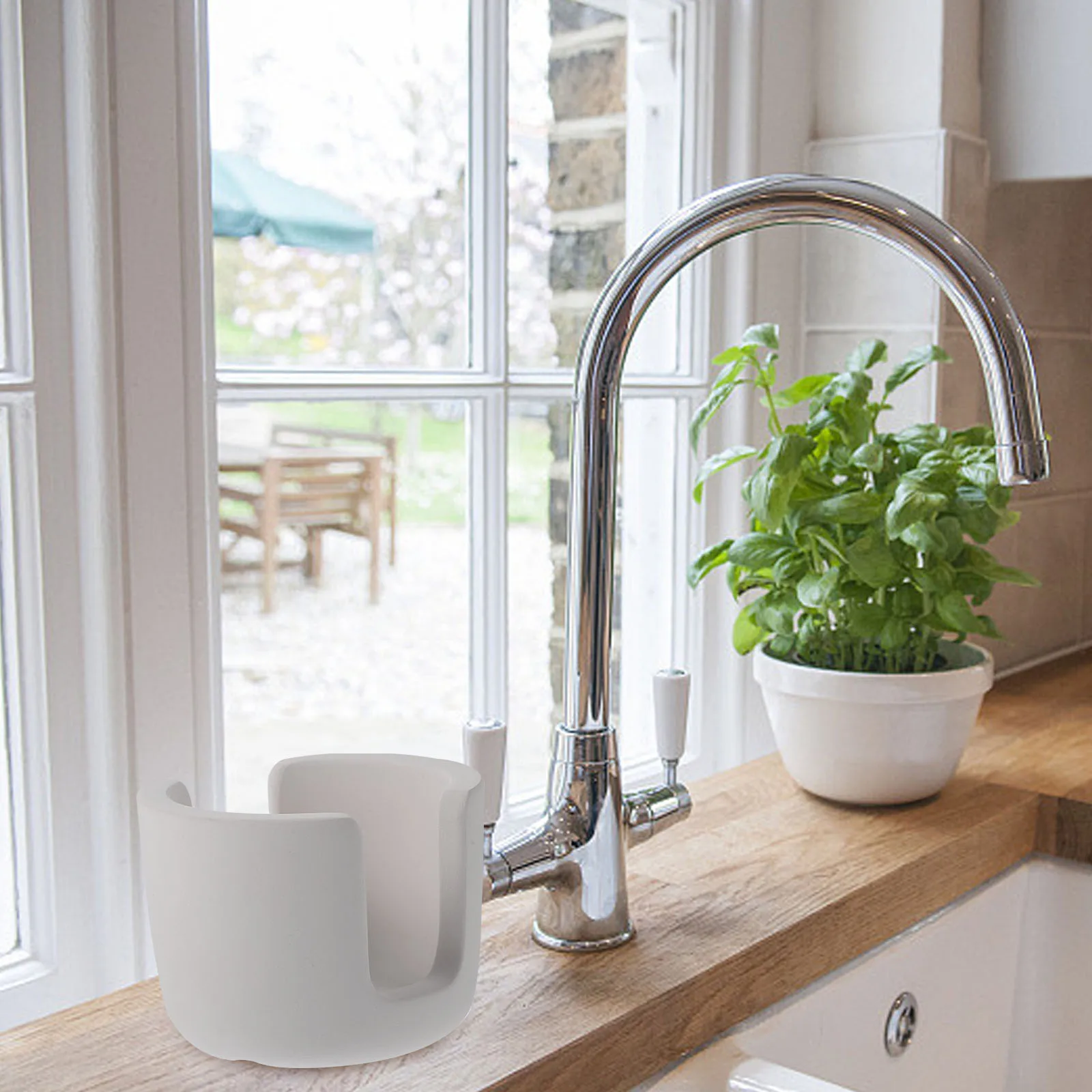 

Diatomite Absorbent Sponge Holder Quick Drying Kitchen Sink Organizer Multifunctional Sink Sponge Rack Dish Rag Holder