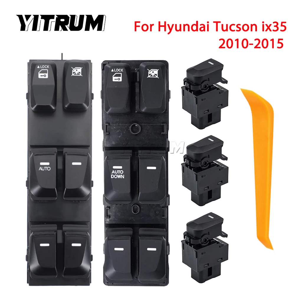 

YITRUM 93571-2S050 93571-2S000 935712S000 93576-2S000 935762S000 LHD Power Window Switch For Hyundai Tucson 2010-2015