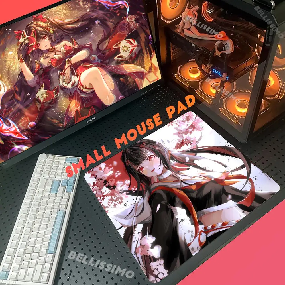 Tenshi Graphic Gaming Mousepad HD Print Table Mat Anime Mouse Mat Balance E-Sports Gaming Mouse Pad  Non-Slip Laptop Desk Mat