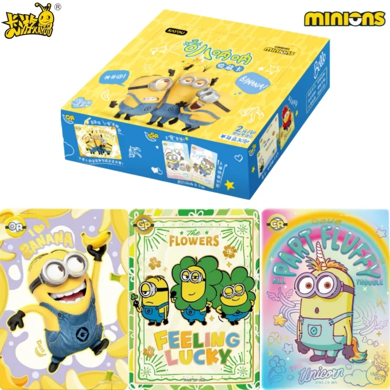 

KAYOU Genuine Minions Card Na Na Na Movie Animation Game Collection Card CR CP Cartoon Periphery Children Toy Holiday Gift