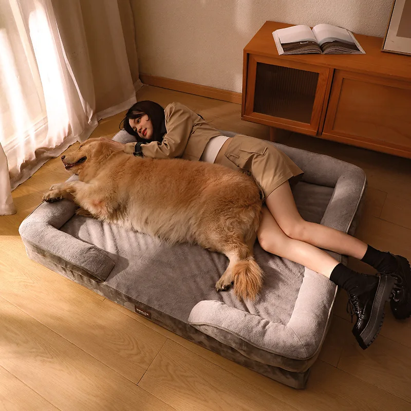 Orthopedic Dog Bed for Large Dog Human Dog Bed Orthopedic Memory Foam Luxury Pet Bed