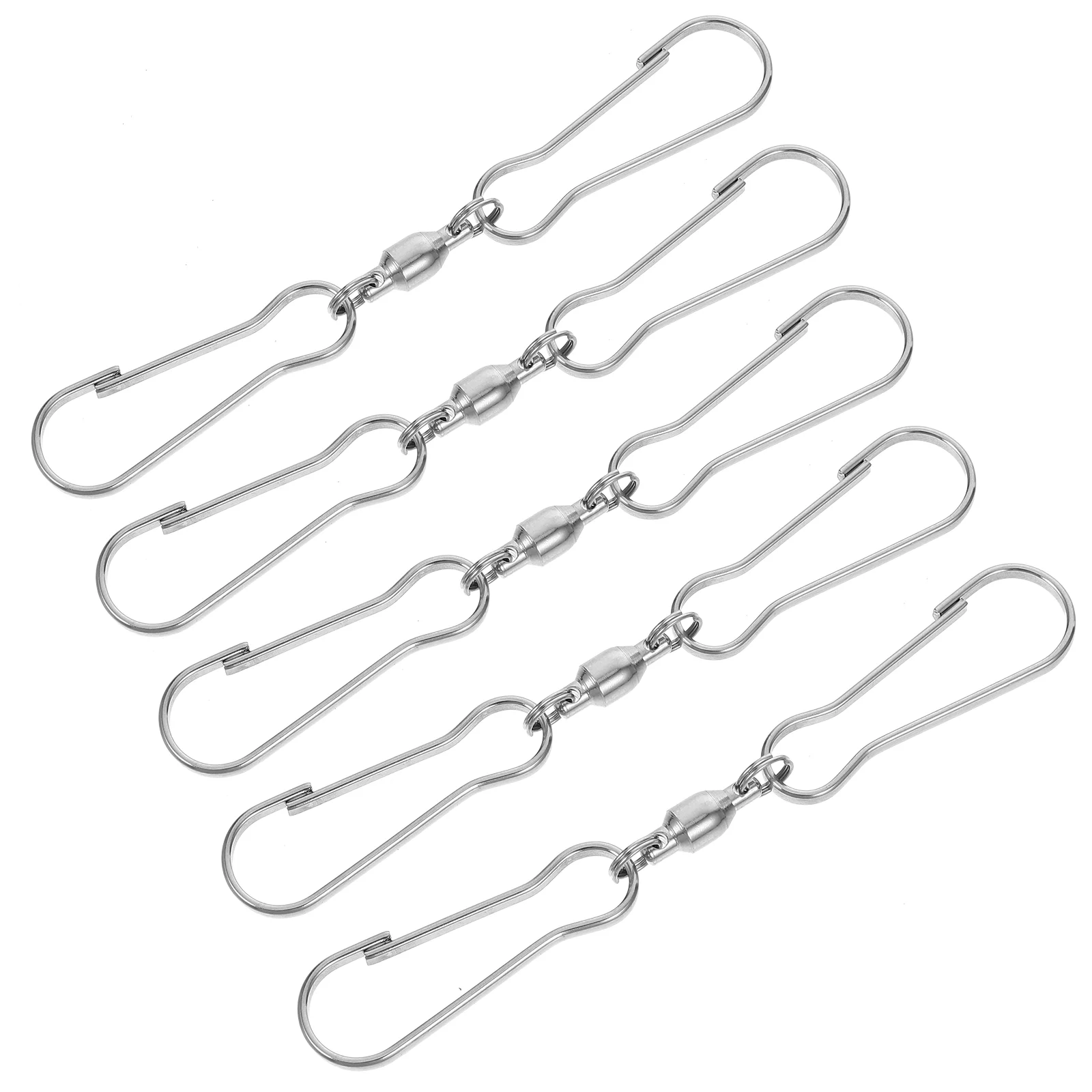 5 Pcs Clothes Rack Bra Connector Buckle Eye Sewing Closure Clothing Hooks Plant