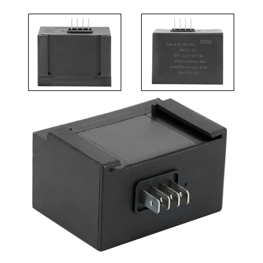 Relé de Bomba de Combustible para Simson 6V 2X21W/5A, Relé Albatros 50 S50 S51 S53 S70 S80 S83 SD25 SD50 SR50 SR80
