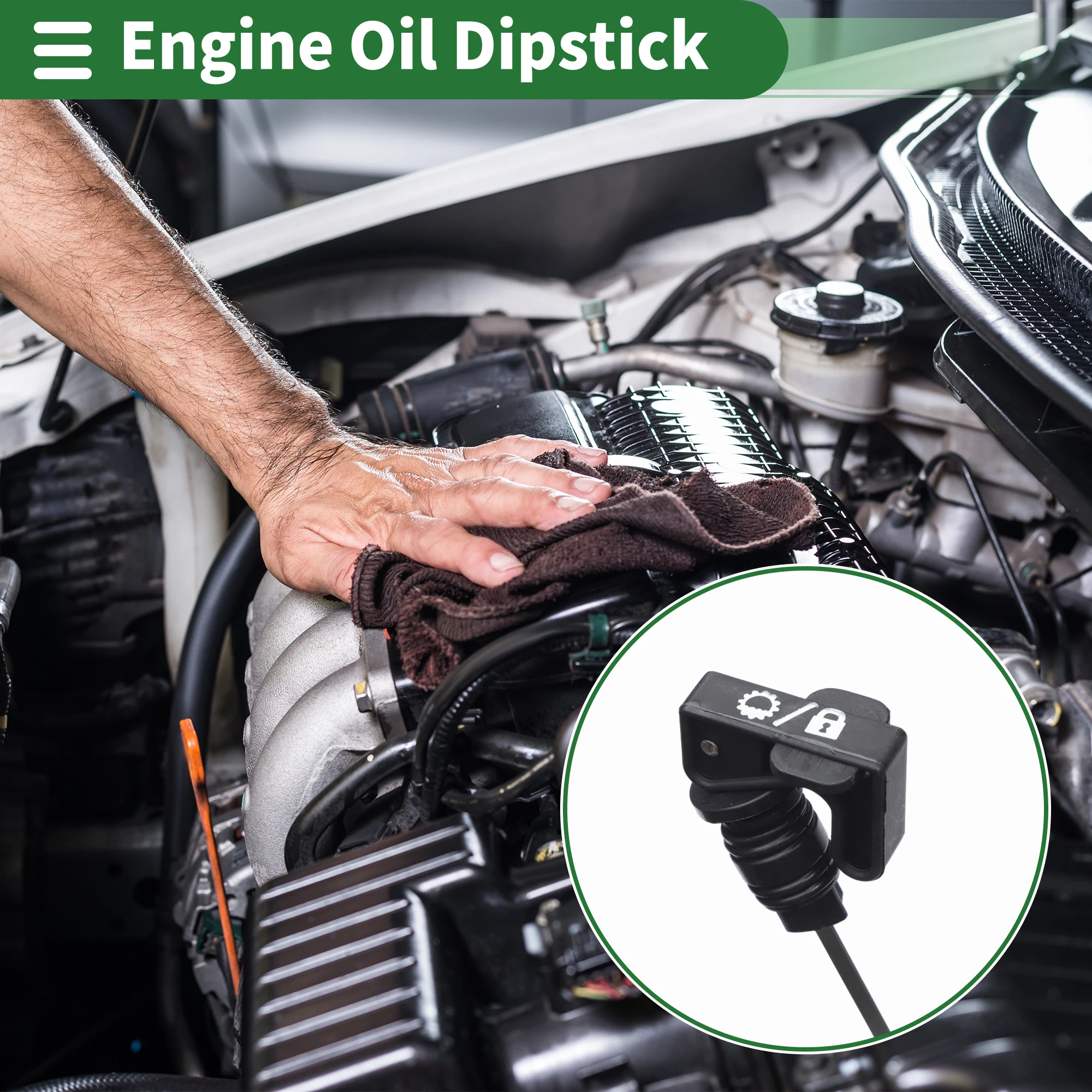 

UXCELL Oil Level DipStick No.24271875 for Cadillac Escalade 2015-2017