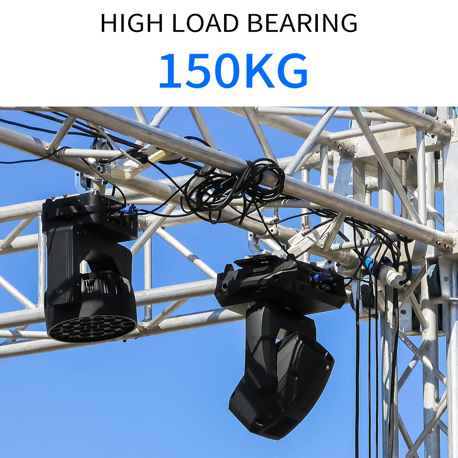 Imagem -02 - Alumínio Led Stage Luzes Gancho Par Feixe de Luz Ganchos Clube Hanging Clamp Equipamento Profissional Disco dj 10 Pcs Lotes