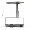Hydroponics Growing System Kit with Wifi Ultimate 8-Pod Indoor Soilless Garden LED Display