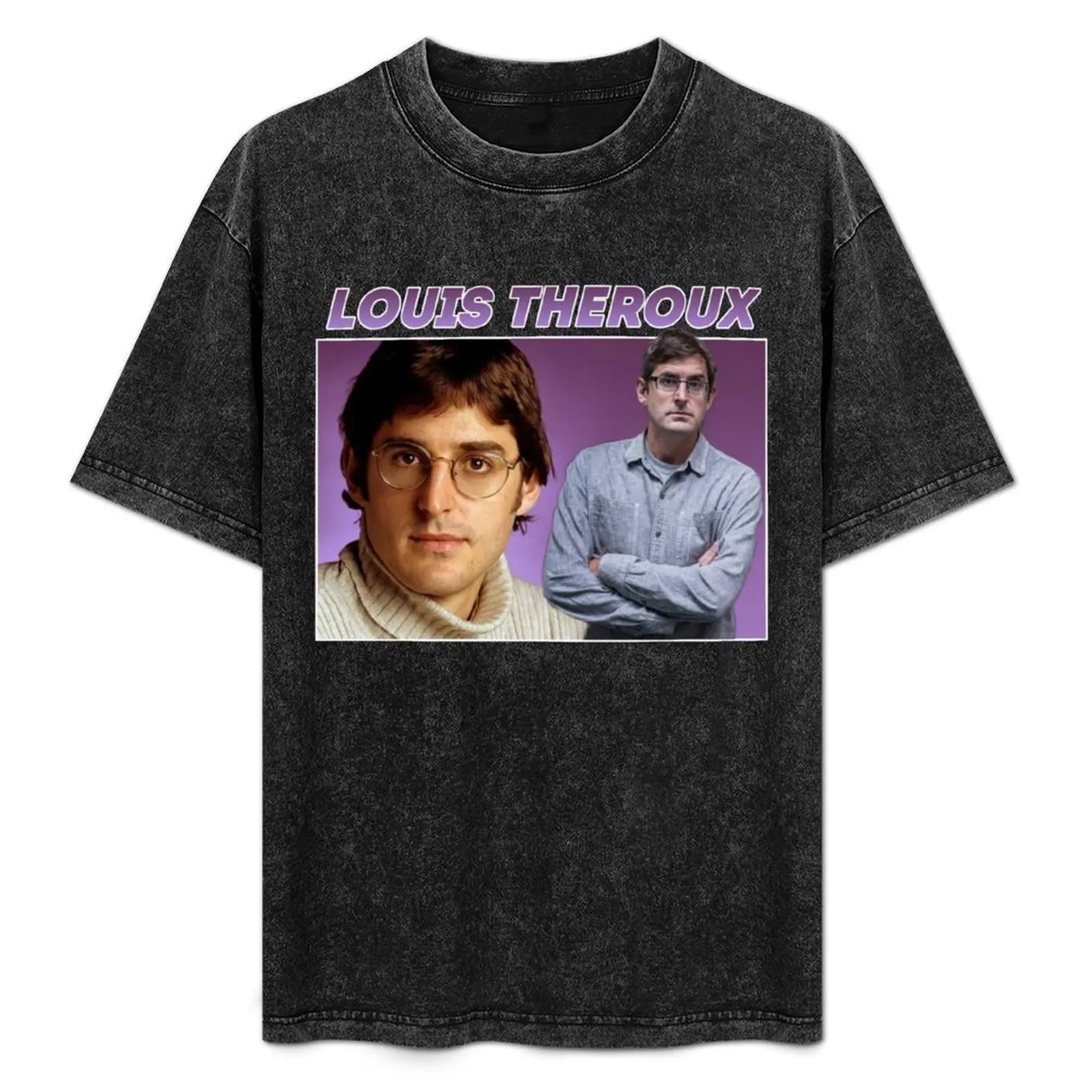 

louis theroux T-Shirt Basic Crew Neck Short Sleeve Top