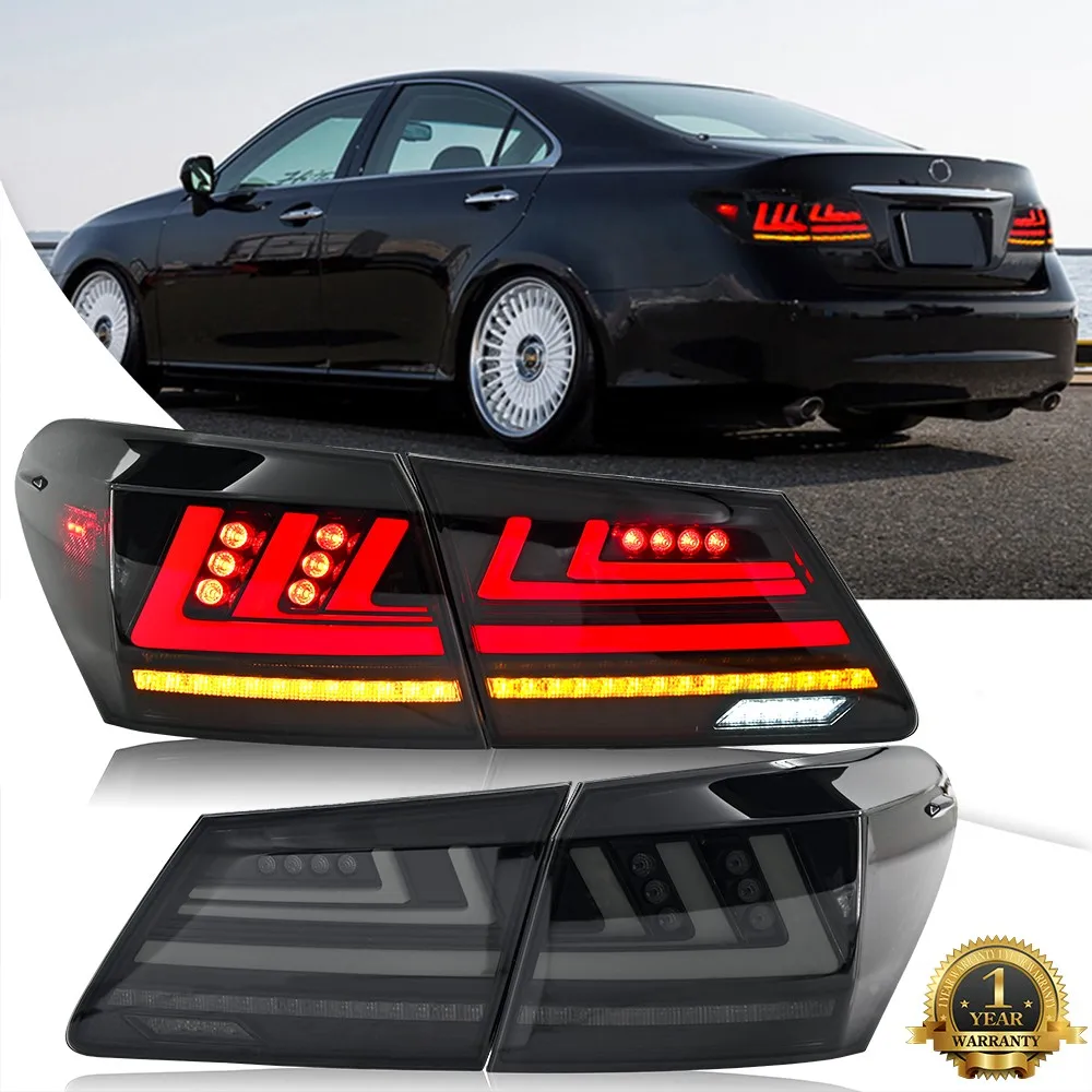 

1 пара левых + правых светодиодных задних фонарей для Lexus ES350 2006 2007-2012 последовательный указатель поворота багажник задние стоп-сигналы в сборе