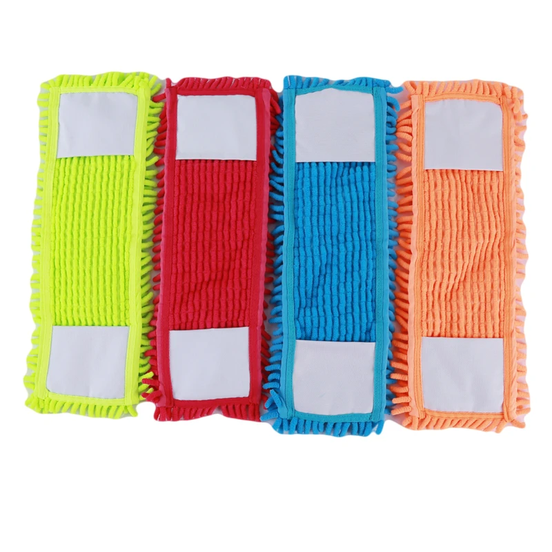 Flat Mop Replacement Head Home Cleaning Pad Household Dust Mops Chenille Heads Replacements Suitable For Cleaner tools