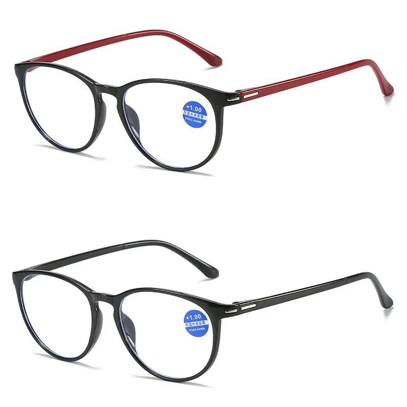 Lesebrille Frauen ultraleichte Rahmen brille Männer Blaulicht brille Retro HD Presbyopie Brille 1,0 bis 4,0 – Detail 2