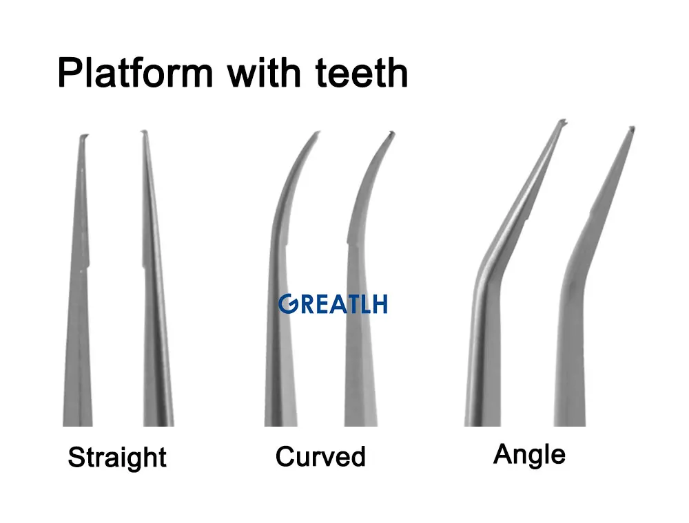 Stainless Steel Surgical Instruments Microscissors Forceps Hook Medical Tweezers