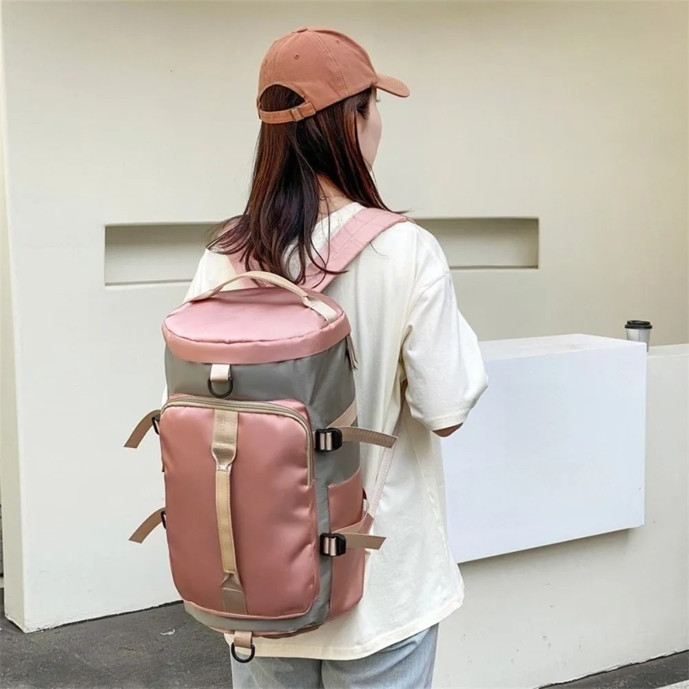 

Multifunctional Travel Luggage Bag Large Capacity Handheld Travel Backpack Lightweight Dry Wet Separation Duffle Bag