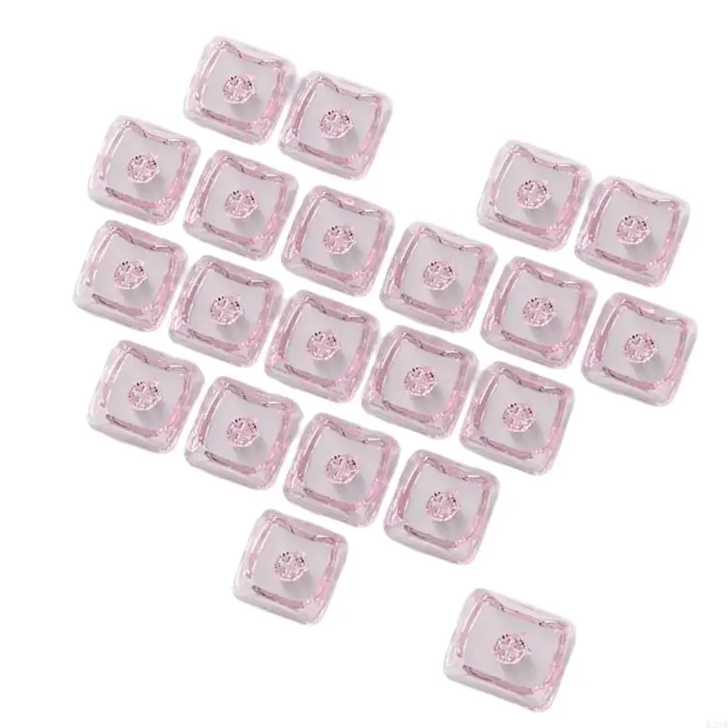 K3NB Portable 21 Love No Latveds Transparents PC Keycaps Backleit Mao ملف تعريف MAO لطلاب الترميز الليلي