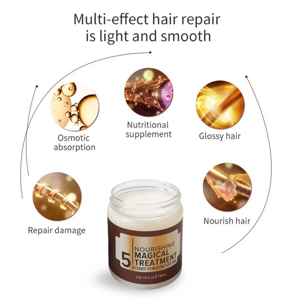 80ml Hair Care Cream For Color-Treated Deep Maintaining Color Last Cruelty Dry & Damaged Hair Treatment Help Repair Frizzy Hair