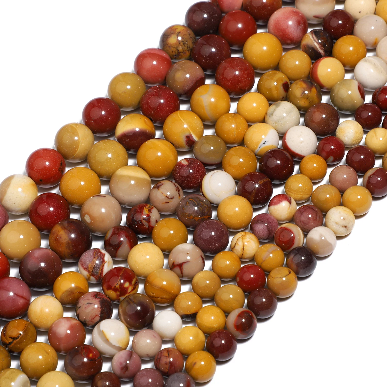 4-12mm Natural Stone Amethyst Garnet Bronzite Agate Beads Spacer Beads For Jewelry Making Supplies DIY Bracelet Accessories 15\'\'