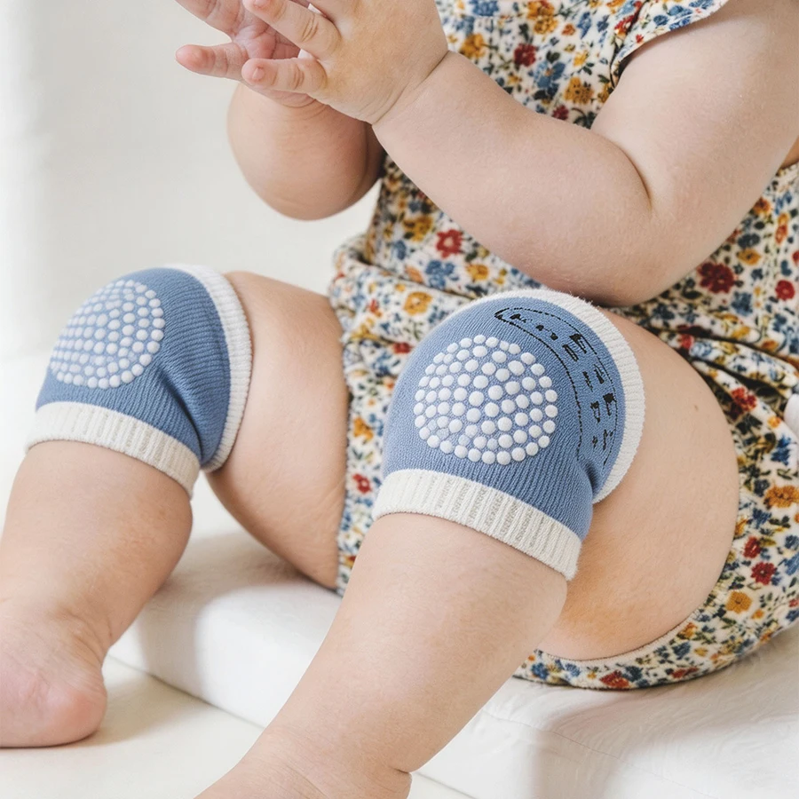 2-teiliges Set, 1 Set Baby-Anti-Fall-Hüte + Knieschoner, Baby-Lauf- und Krabbelset, Cartoon-Tier-Design mit rutschfesten Knieschonern, Anti-Kollisions-Schutzset für Kleinkinder, geeignet zum Krabbeln, Laufen und Spiele – Detail 6