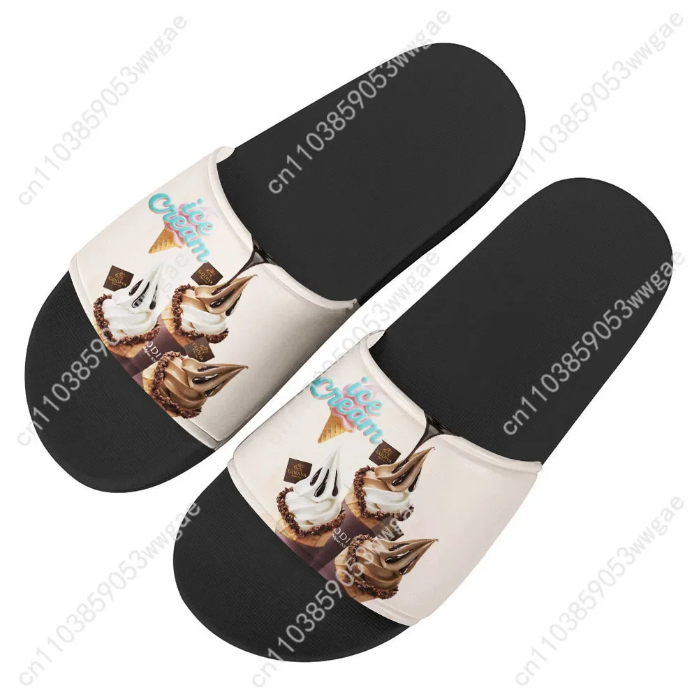 Ice Cream Sandals Home Slippers Water Shoes Mens Womens Teenagers Sandal Bathroom Beach Pool Fashion Custom Made Summer Slippers
