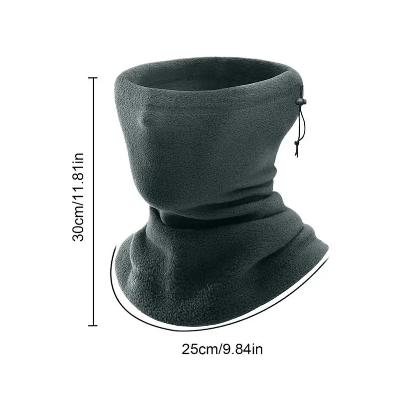 Polar Fleece Neck Scarf Winter Thick Cycling Bandana Women Men Face Neck Warmer Multifunction Cover Hat Scarves Warm Supplies