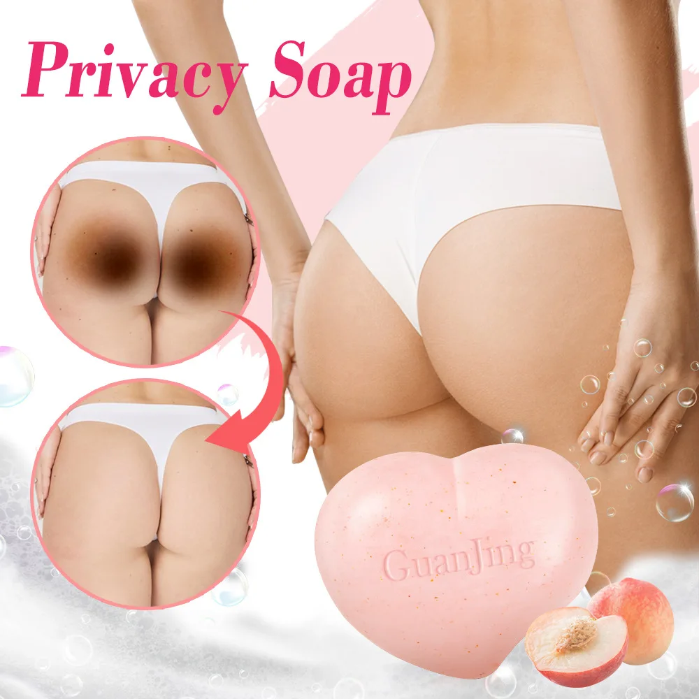 80g VC Handmade Soap with Foaming Net Moisturizing and Brightening Collagen Butt Soap Private Cleansing Whitening Soap