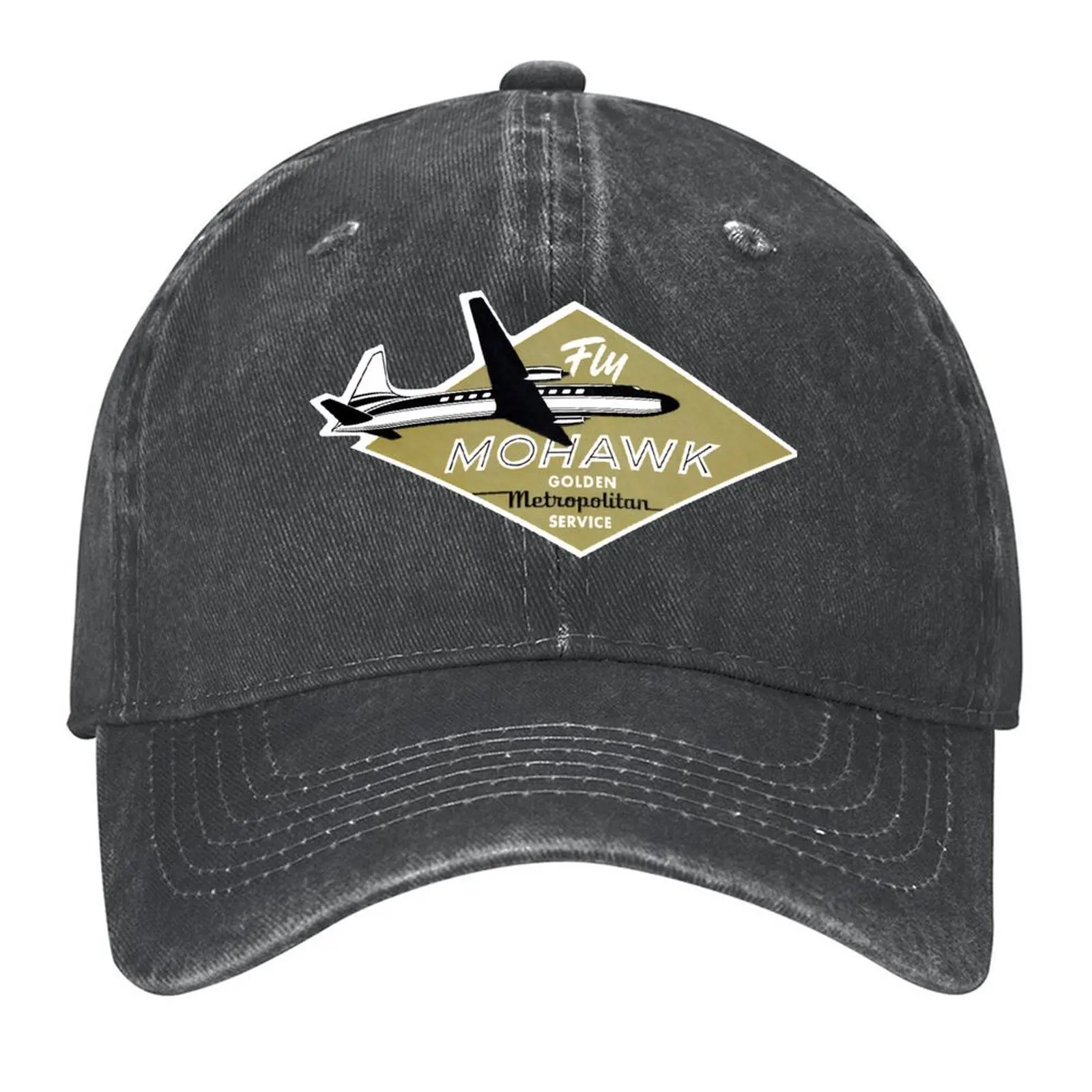 

1960 Mohawk Airlines Baseball Cap Mountaineering luxury woman cap Anime Hat Luxury Man Hat Woman Hats Men's