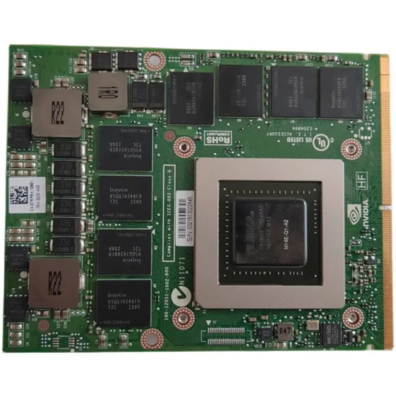 Quadro K3000 K3000M GDDR5 2GB Video Graphics Card N14E-Q1-A2 with X-Bracket for HP Zbook17  A1312 2010 2011 Year