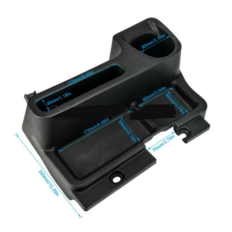 Car Accessories ABS Armrest Storage Box Tray Insert Center Console Box for Toyota Land Cruiser LC70 LC76 LC77 LC78 LC79