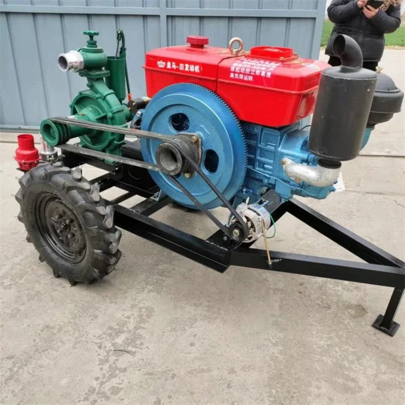 

High-pressure sprinkler pump truck diesel engine towing pump agricultural centrifugal pump large flow