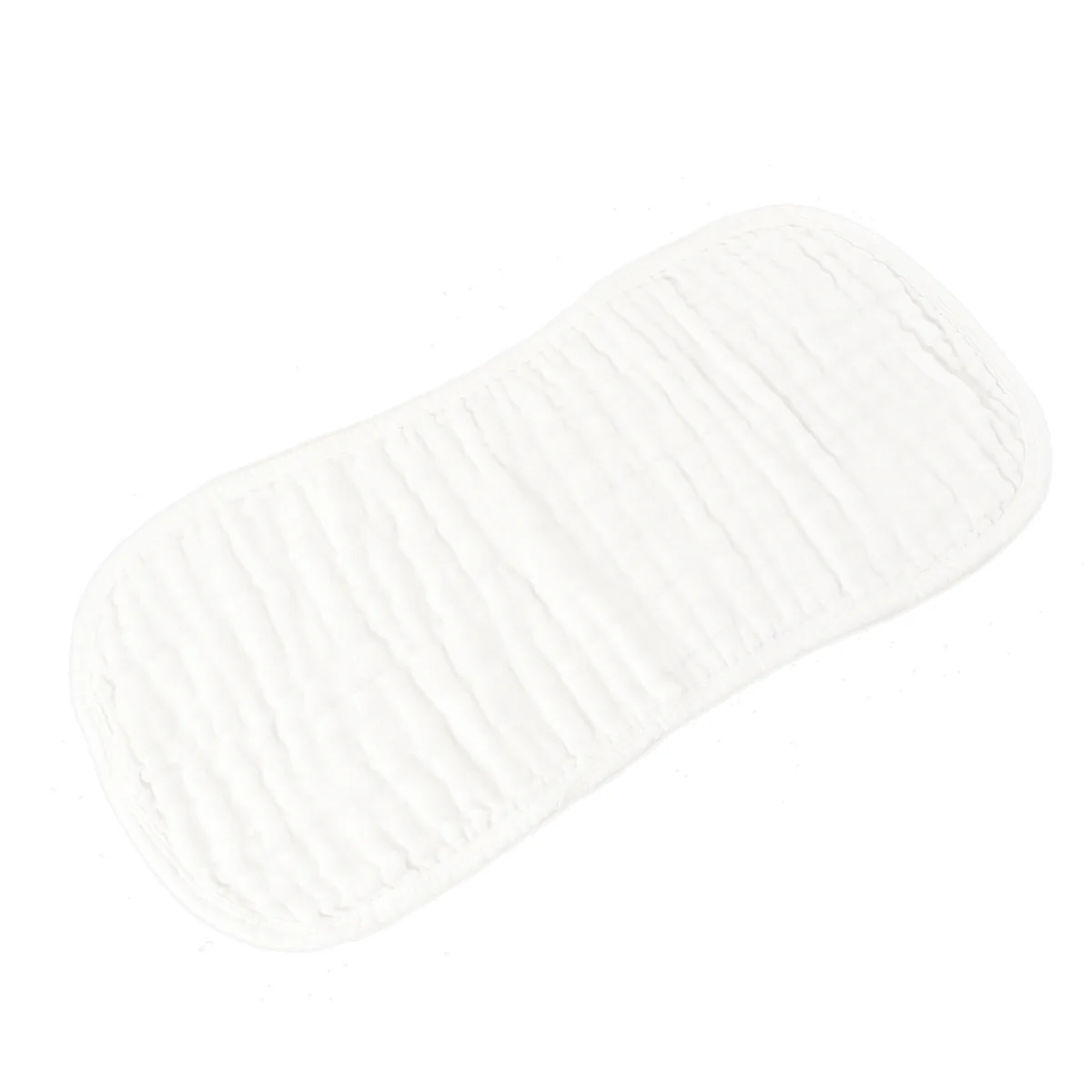 4개입 아기 숄더 트림패드, 소프트 흡수성 트림패드, 유아 트림패드 보호대, 화이트