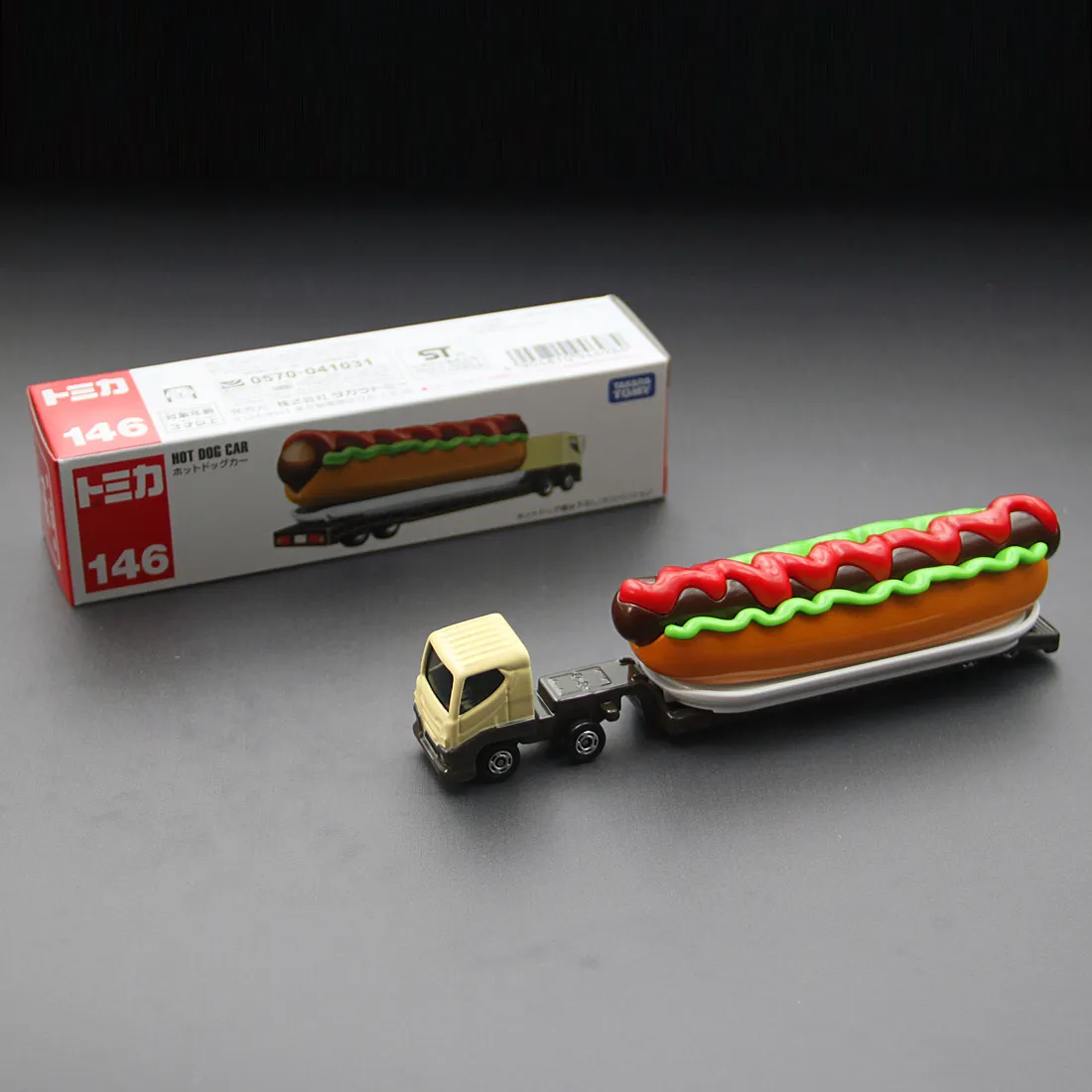 Stock Original Takara Tomy Tomica Long Type 946984 No.146 Hot Dog Food Truck Trailer Detachable Diecast Model Kids Gift