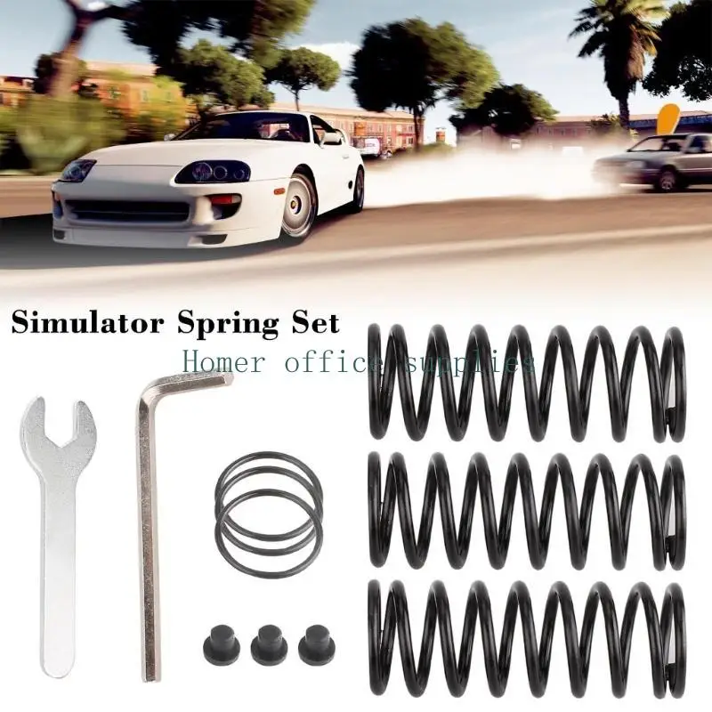 

K43B Тормозная педаль сцепления Пружинные аксессуары Гоночный руль Усиленная пружина