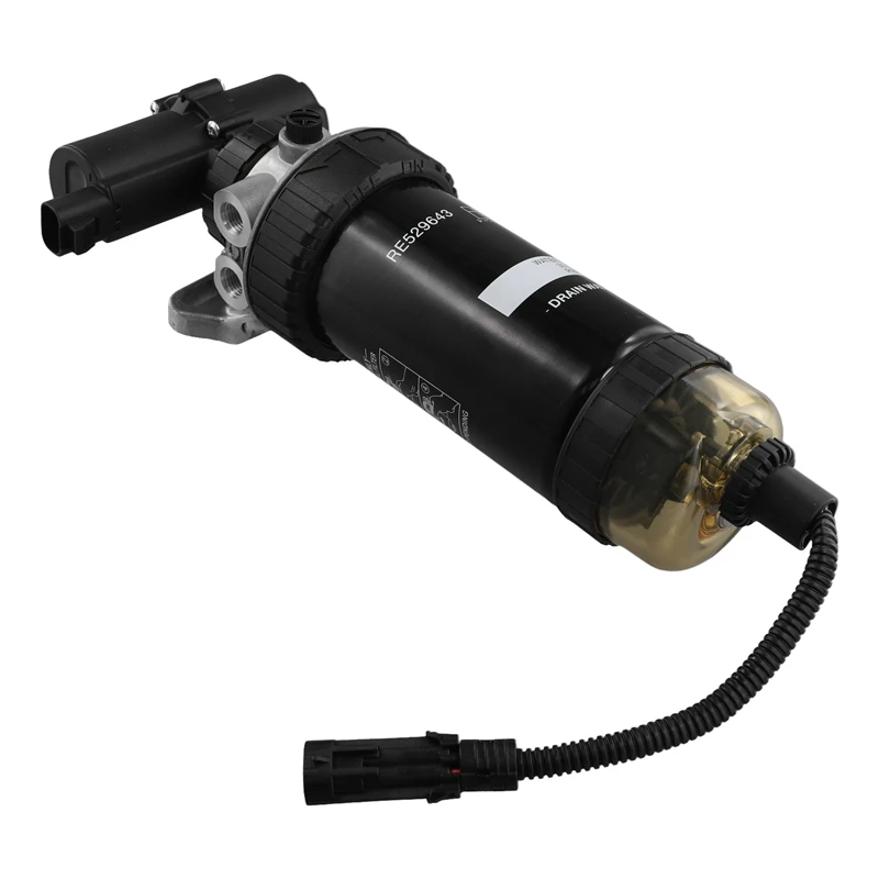 

Fuel Filter Assembly RE529643 Diesel Engine Fuel Water Separator Assembly For John Deere Series 6 6530 6534 6830 2009-