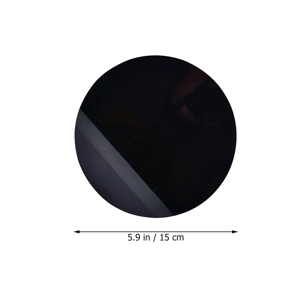 

Round Obsidian Mirror For Divination Fengshui Home Decor Desktop Round Mirrors Divination Stone Accent Table Centerpiece Gift