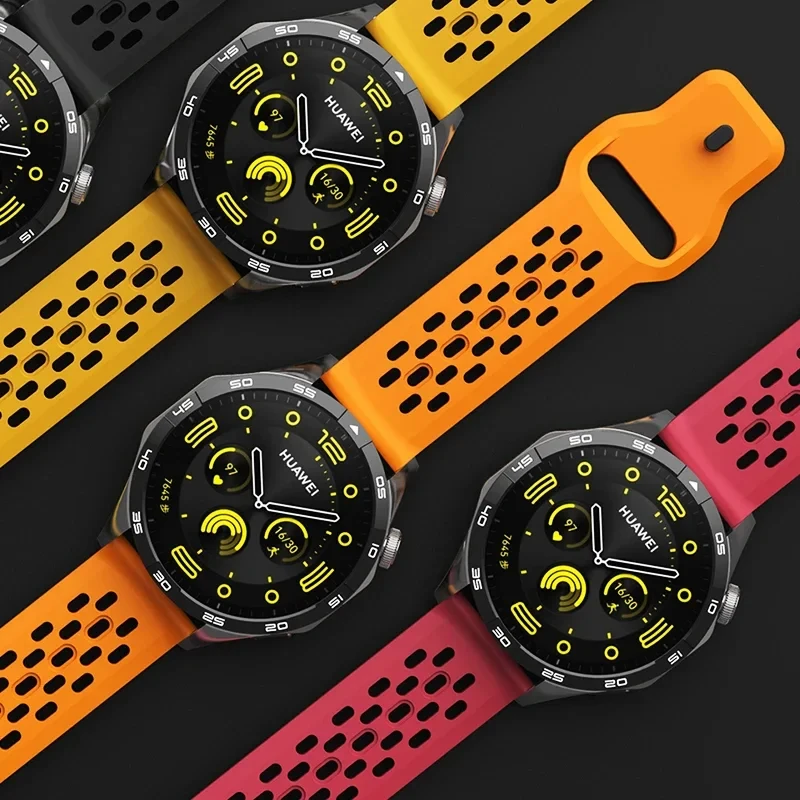 22 مللي متر 20 مللي متر الرياضة سوار لهواوي ساعة GT5 برو 46 مللي متر GT2 GT3 42 مللي متر كوريا سوار لهواوي ساعة GT5 GT5pro GT4 3 GT2E 46 مللي متر