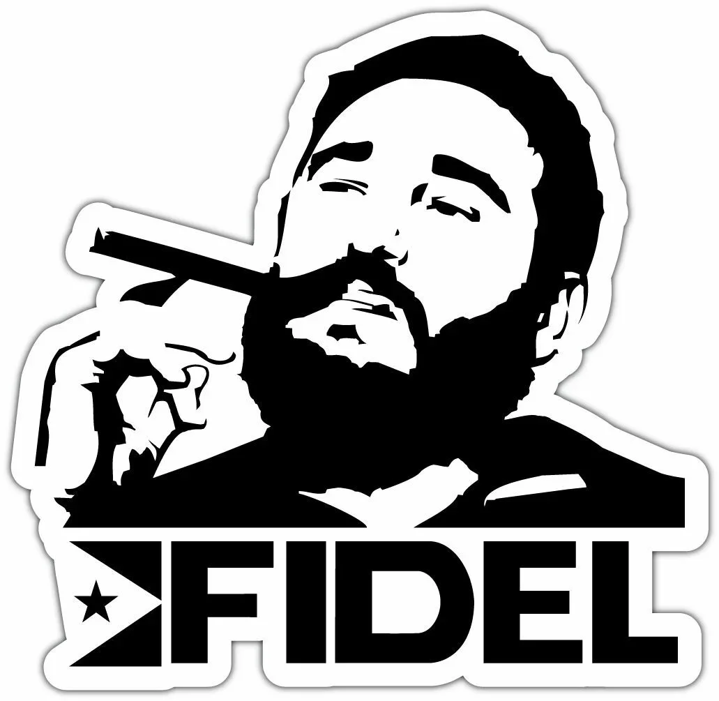 

For Fidel Castro Cuba Car Bumper Window Sticker Decal